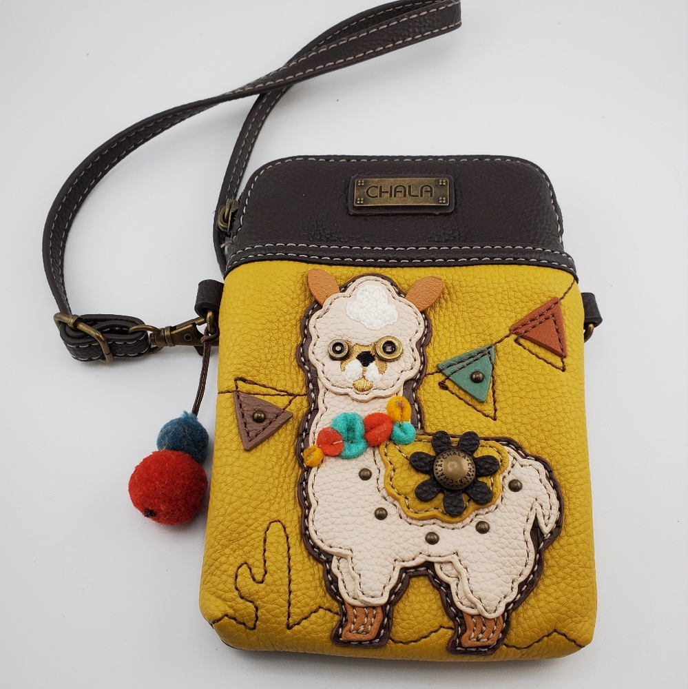 Chala Llama Alpaca Wallet Shoulder Bag - Picture 2 of 8